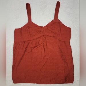 Simply Vera Vera Wang Orange Tank Top Bustier Style